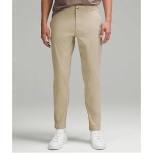 Lululemon ABC Pant Slim Warpstreme Tan Khaki Mens 32 LM5AQYS.0
